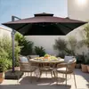 Sombrilla de exterior para patio, jardín, villa, a prueba de sol e impermeable, para balcón de casa, terraza exterior, sombrilla romana de ocio