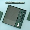 Conjunto de Caixa de Presente com Caderno A5 Transfronteiriço com Logotipo Personalizado, Caderno de Negócios em Sarja, Caixa de Presente com Caneca Térmica para Escolas e Empresas