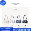 Bolso de Mano de Cuero RPET para Empanadas Bolso de Hombro de Cuero RPET con Cera de Aceite Moda Bolso de Axila de Cuero Fábrica Personalizada