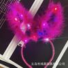 Novo Quente Venda Faixa de Cabelo Orelhas de Gato Luminosas Pena Luminosa Orelhas de Coelho Orelhas do Mickey Luz LED Luz Faixa de Cabelo Atacado