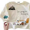 Camiseta de dibujos animados para niños, manga larga para hombre, nuevo estilo primavera/otoño 2026, top para bebé, camiseta interior de algodón para bebé, elegante para niñas