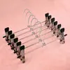Cabide para calças cabide de roupas clipe para calças clipe ajustável para calças clipe para perna de calça cabide de metal espesso doméstico para calças clipe antiderrapante forte