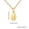 Collar Colgante de Estrella de Mar con Sentido de Diseño de Personalidad Transfronterizo Europeo y Americano para Mujer Celebridad de Internet Cadena para Clavícula Fría de Moda Disparo Callejero Concha