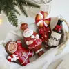 Nuevo Colgante de Hombre de Jengibre de Plástico Colgante Decoración de Árbol de Navidad Suministros Adornos Suministros de Decoración de Atmósfera En Stock