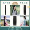 Antiguo estilo de fila de cabello de seda de maíz de la dinastía Han Extensiones de cabello de una pieza Sin nudos Piezas de cabello largo y lacio Pelucas de peinado de estilo antiguo
