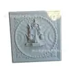 Muro de Fondo Escultura de Relieve de Porche de Lujo, Arenisca Artificial Hecha a Medida Estilo Europeo para Villas, Hoteles y Clubes Exclusivos