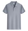 Camisa polo de manga curta com lapela de poliéster, roupas de grupo, roupas de trabalho, roupas de classe, roupas de cultura corporativa, impressão de logotipo para homens e mulheres
