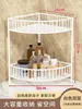 Estante de almacenamiento para lavabo, estante para encimera de lavabo de baño, estante para rincón de cosméticos de tocador de baño