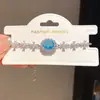Pulsera Colgante Ovalado Flor de Zirconia Estilo Ins Coreano Pulsera de Lujo Ligero y de Alta Gama Joyería de Mano Moderna y Versátil para Mujeres