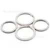 Chaveiro de Metal DIY Argola de Ferro Redonda Argola Grande e Pequena Chaveiro para Chave de Carro Pingente Acessórios para Placa de Identificação de Cachorro