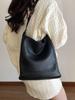 Bolso de Mano Grande Retro de Moda para Mujer 2026 Nuevo Estilo Patrón Granulado Gran Capacidad Bolso Tote de Hombro Versátil Bolso Cruzado