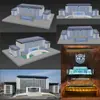 Cristal tallado interno Compañía Aniversario escolar Regalos para edificio para profesores destacados Regalos de jubilación Adornos de recuerdo