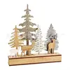 Manualidades Creativas de Madera Luces de Navidad de Madera Manualidad DIY Decoraciones para el Hogar para Decoración del Hogar Navideño