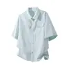 Camisas de Verão Masculinas de Manga Curta, Soltas e com Caimento, Camisas Casuais de Manga Longa, Jaquetas Masculinas