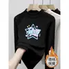 Nova Roupa Térmica Base para Meninas Estilo Outono/Inverno com Gola Meia-Alta Camiseta Interna Estilosa Manga Longa para Bebês e Crianças