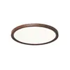 Lámpara de Techo Jingya Estilo Vintage Protectora para Ojos para Sala de Estar, Luminaria de Alto Valor Ultrabrillante, Madera de Nogal Ultradelgada sin Costuras Luz Principal para Dormitorio