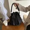 Bolso de mujer de moda, versátil, nuevo, de moda, casual, gran capacidad, bolsa de mano tipo cubo con cordón de tela Oxford, para hombro y cruzado