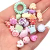 Cuentas Lavadas de Dibujos Animados Frescas y Dulces, Cuentas Sueltas, Accesorios para Joyería DIY de Animales y Plantas, Cuentas Sueltas para Collar