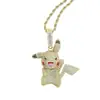 Marca de Tendencia Europea y Americana Collar con Colgante de Zirconia Dream Carat Tachonado de Diamantes Estilo Hip-Hop Accesorio de Cadena para Suéter Unisex Directo del Fabricante