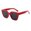 Gafas de sol retro sencillas al por mayor, gafas de sol de celebridades de Internet, gafas de sol de montura grande para hombres y mujeres, gafas de sol a prueba de sol