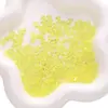 3 cuentas acrílicas transparentes de 6 mm de color sólido tipo cacahuete para pulseras y collares hechos a mano.