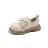 Zapatos Pequeños de Cuero para Niñas 2026 Nuevo Estilo Primavera y Otoño Zapatos de Encaje de Princesa para Niños Zapatos para Bebé Mocasines Negros Zapatos de Vestir