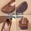 Zapatos de Cueva para Mujer Atuendo de Verano 2022 Nuevos Sandalias de Tacón Plano Primavera y Verano Zapatos de Mujer Estilo Étnico Retro Zapatos Hechos a Mano