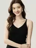 Colección Otoño 2026: Camisola de Punto de Cachemira Pura, Top Casual, Ropa Interior para Mujer, Estilo Puro Deseo