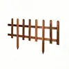 Corrimãos de madeira anticorrosiva para gramado de jardim, grades de proteção, cercas, cercadinhos, decorações de quintal, móveis externos de madeira maciça para pátio