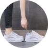 Zapatos blancos de verano para mujer con falda, altura interior, para estudiantes