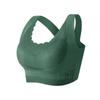 Novo sutiã esportivo de renda com fecho lateral em cruz para sustentação do busto, colete de yoga, sem costura, push-up, beleza, correção postural, lingerie para mulheres