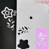 Cartón para envolver flores accesorios para el cabello bolsa de papel con dibujos accesorios papel adhesivo plantilla de papel casera cartón blanco corte de flores broche