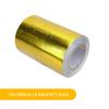 Modificación de tubo de escape de automóvil cinta de papel de aluminio aislante térmico de alta temperatura universal autoadhesiva cinta de tela de fibra de vidrio de papel de aluminio industrial
