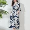 Ventas Directas de Fábrica Vestido de Seda de Morera 2023 Nuevo Vestido de Verano para Mujer Francesa Chifón Lujo