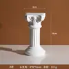 Adornos Escultura de Velas de Columna Romana de Resina Nórdica Modelo de Exhibición de Ventana Casa Mini Accesorios de Fotografía Decoraciones Suaves