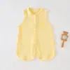 Ropa Pipa Chaleco de Verano sin Mangas Bebé Recién Nacido Delgado Bebé de Verano Recién Nacido Protección para la Barriga al Dormir Transpirable