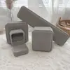 Caja de Joyería Octagonal de Terciopelo para Collares, Pendientes, Anillos, Pulseras y Otros Accesorios; Caja de embalaje para joyas