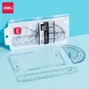 Set de Reglas de Dibujo Deli Stationery 15cm Regla Set de Reglas para Estudiantes Venta al por Mayor