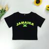 Camiseta de verano para mujer, estilo europeo y americano, estilo Y2K, con corte entallado y corto, ropa sexy de calle.