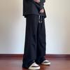 Overol para Adolescentes para Hombre Otoño e Invierno Grueso Pana Pierna Ancha Estudiantes de Secundaria y Preparatoria Algodón Europeo y Terciopelo Pantalones Casuales