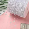 Cadena de Perlas Artificiales ABS Cadena para Vestido de Boda Accesorios Hechos a Mano DIY Accesorios para el Cabello Materiales Accesorios DIY con Perlas Paquete de Materiales