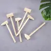 Martillo de Madera de Punta Martillo de Cabeza Plana Se Puede DIY Juguete de Cumpleaños para Niños Mini Martillo Decoración