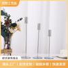 Candelabro de tres piezas, nuevo candelabro minimalista moderno para decoración del hogar, candelabro para cena, accesorios de metal