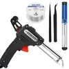 Set de Soldador Eléctrico de 60W para Comercio Exterior, Pistola de Soldar Automática, Tipo de Calentamiento Interno y Externo, Multivoltaje Disponible en Stock