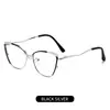 Gafas Personalizadas de Nuevo Estilo que Cambian de Color con Filtro de Luz Azul, Montura Metálica Ojo de Gato, Monturas de Gafas de Moda Estilo Europeo y Americano Transfronterizo, Estilo Ins