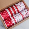 Venta directa de fábrica transfronteriza cinta de imitación de cáñamo con borde de alambre de 6 cm para caja de regalo pared de fondo decoración colgante para árbol de Navidad lazo superior