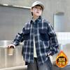 Ropa para Niños Camisas y Chaquetas de Invierno para Niños 2025 Nuevo Niños Engrosado Invierno Cálido Niños Medianos y Grandes Otoño e Invierno Moderno