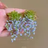 Pendientes Grandes de Flor Estilo Vacaciones de Verano en la Costa, Pendientes Exagerados de Paja Bohemia, Aretes para Mujer, Perfectos para Fotos de Viaje