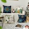 Conjunto de Fronhas de Almofada de Natal Combinadas Transfronteiriças Capas Decorativas para Almofadas de Sofá Amazon Suporta Personalização