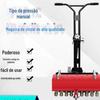 Furadeira de cabelo tipo empurrador manual Máquina pneumática de cabelo multicabeça para pavimento de concreto Ponte Deck 7 cabeças 11 cabeças furadeira de cabelo martelo máquina de desenho de cabelo